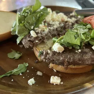 Lamb burger.