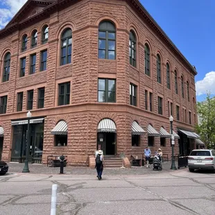 the outside of the building
