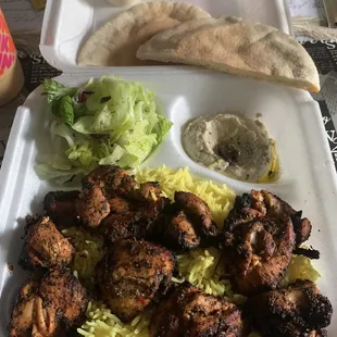 Chicken Shish Kabob Entree