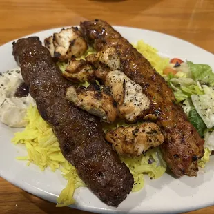 Mixed Kabob Platter