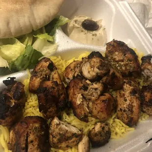 Chicken Shish Kabob Entree