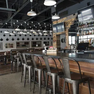 We have Happy Hour at the bar every Monday - Friday from 4PM to 6PM!