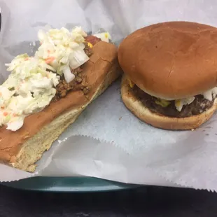 Burger and hotdog all the way.
