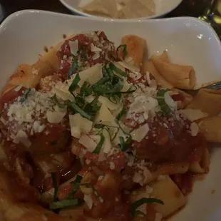 Meatball rigatoni