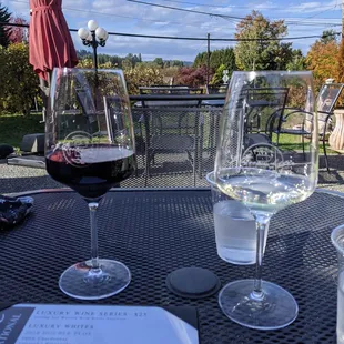 Wine tasting on a wonderful fall day!