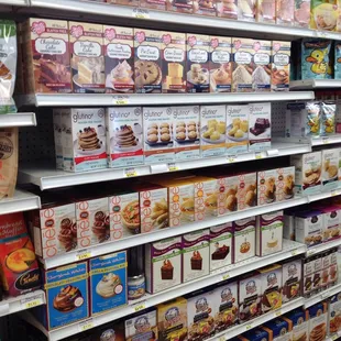 Lots of baking mixes