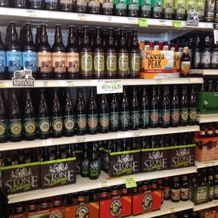 Imports and Domestics - including locally brewed!