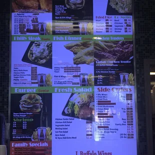 LED Menu