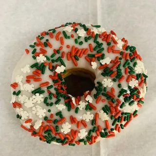 Glaze Vanilla with Christmas Sprinkle