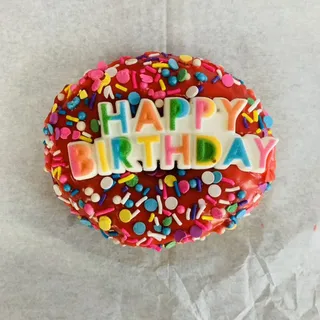 Pink Birthday Donuts