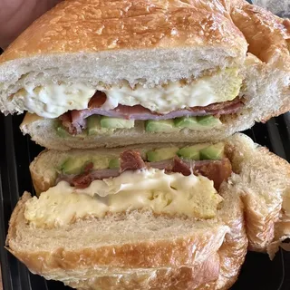 Ham Croissant Sandwich