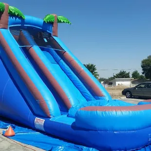 Water slide jumper.