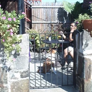 A place to sit out back