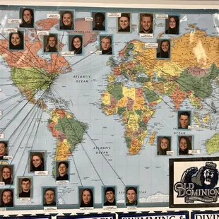 ODU Swimmers around the world
