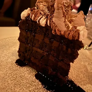 Chocolate cake! Meringue pieces on top were the best!!