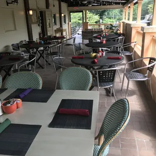 Our patio can be used for private events.