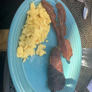 Steak and Eggs plate that hilariously costs 14.50