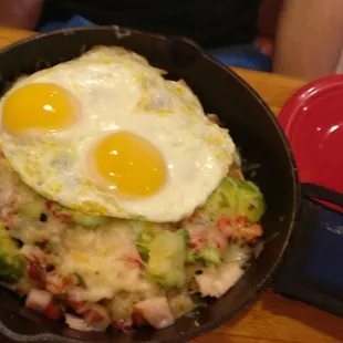 Avocado and Pico skillet