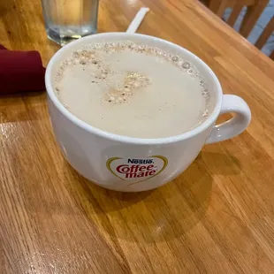 Almond milk latte