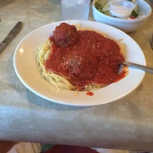 Spaghetti and Meatballs