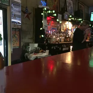 a man at the bar