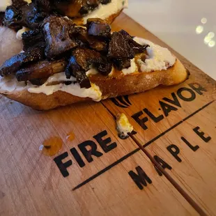 WILD MUSHROOM BRUSCHETTA