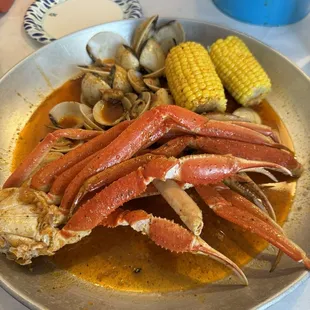 J Crab and clams make your own combo