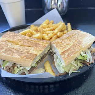 Pot Roast Sandwich on Cuban Bread