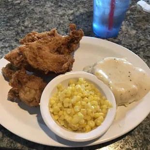 a plate of food