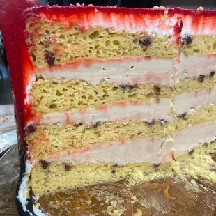 Cookie Dough in between the layers!!!