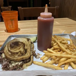 Ruben and fries