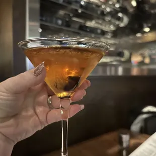 Barrel aged Manhattan.