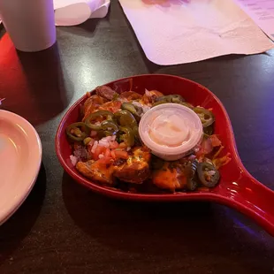Can&apos;t stop in without having Irish Nachos.