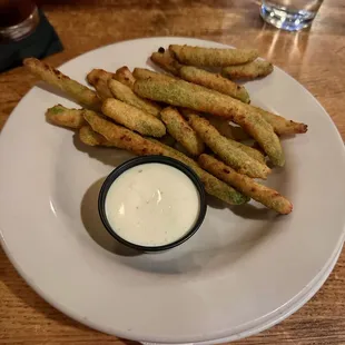 Fried Green Beans were tasty