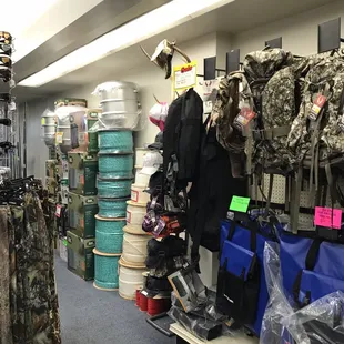 Uniting backpacks, cooler backpacks, ropes, and also meat grinder, meat slices, and dehydrators.
