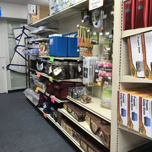 Our new camping section