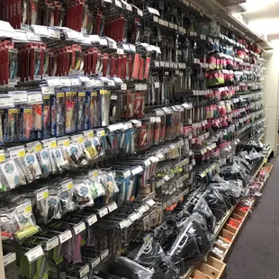 New selection of whipping lures. From crystal minnows to curly tail grubs and metal jigs