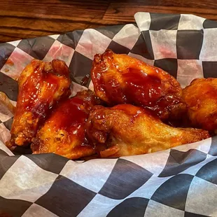Georgia Peach BBQ Wings