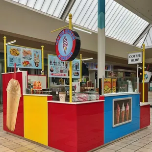 an ice cream shop