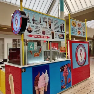 an ice cream stand