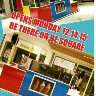 open monday 14, 14, 15 be there or be square