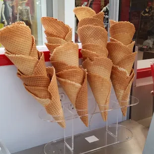 Fresh waffle cones made daily!