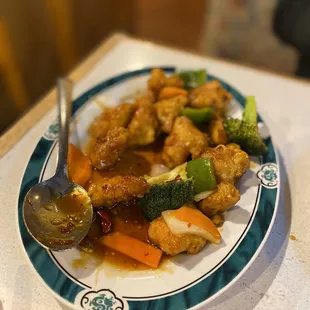 General Tso&apos;s Chicken (some eaten already)