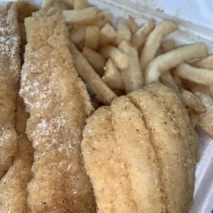 Large Catfish Dinner