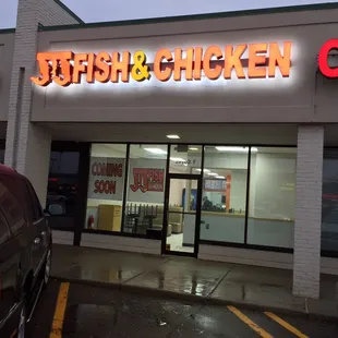 the front of the store