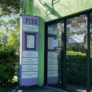 the outside of the building