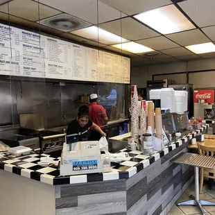 interior, sushi and sashimi