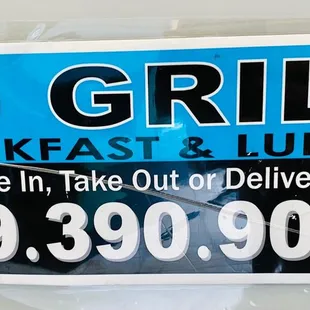 a sign for a restaurant