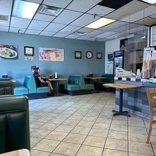 Plenty of cafe style seating