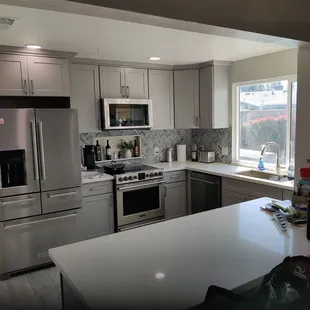  kitchen with stainless steel appliances